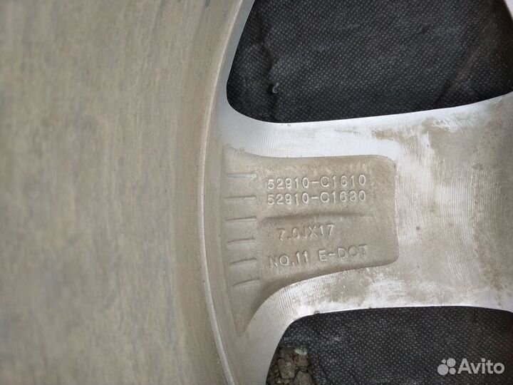 Диск литой R 17 Hyundai Sonata 7 52910-C1610