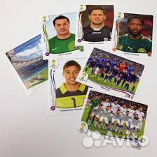 Журнал для наклеек Panini Brasil 2014 + 7 стикеров
