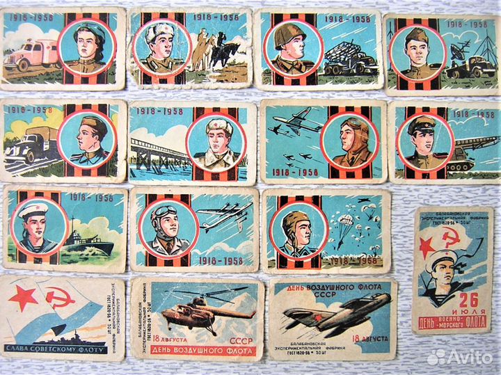Этикетки спичечных коробков+Коробок спичек - СССР