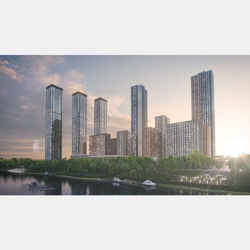 3-к. квартира, 76,6 м², 42/53 эт.