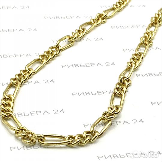 Золотая цепь 750 пробы 59.48 грамм р.60 см