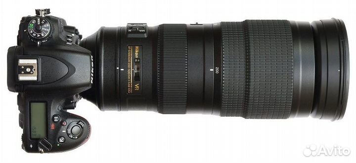 Объектив Nikon AF-S 200-500mm f/5.6E ED VR, Черный