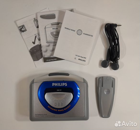 Абсолютно новый кассетный плеер Philips AQ6492