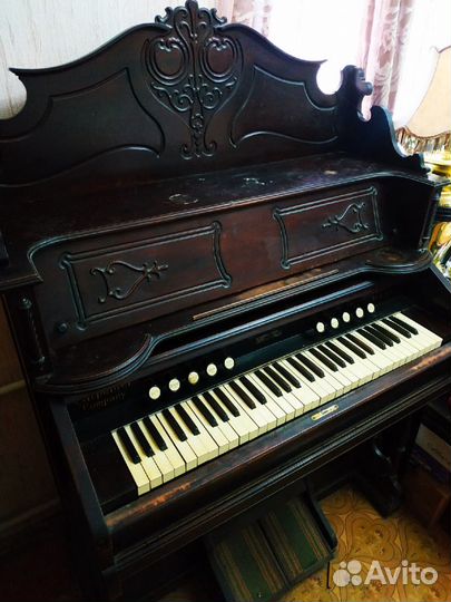 Старинная фисгармония 1880г