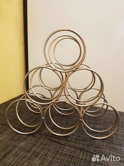 Бутылочницв металл на 6 бутылок