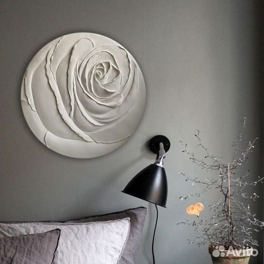 Гипсовая картина, большое панно, барельеф панно на