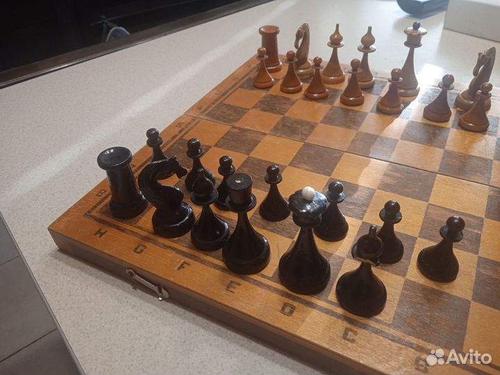 Шахматы СССР Деревянные