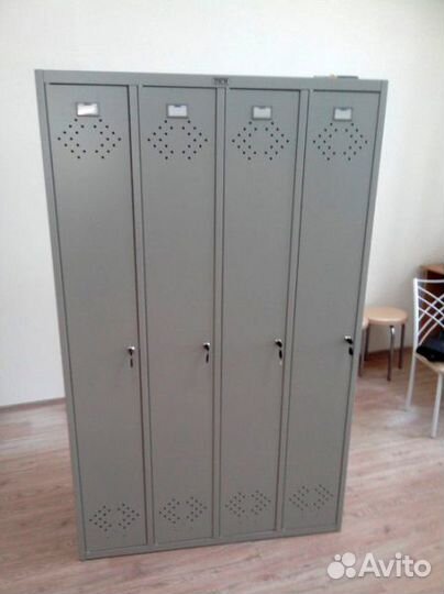 Шкаф металлический для одежды Практик LS 41