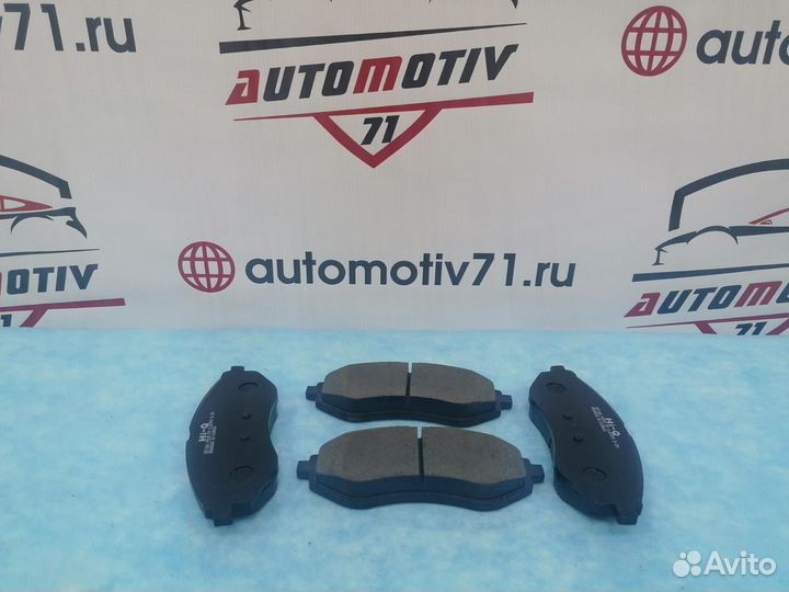 Колодки тормозные передние chevrolet aveo T250