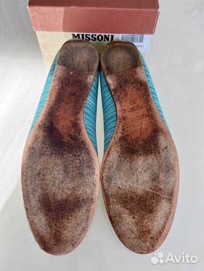 Балетки Missoni (оригинал) р.39