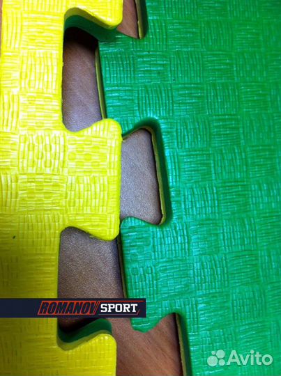 Будо-маты желто-зеленые 20 мм