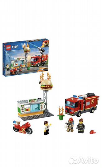 Lego City Пожар в бургер-кафе