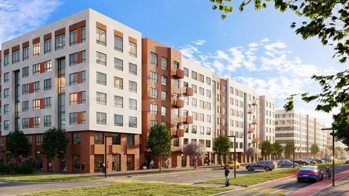 2-к. квартира, 58,5 м², 6/7 эт.