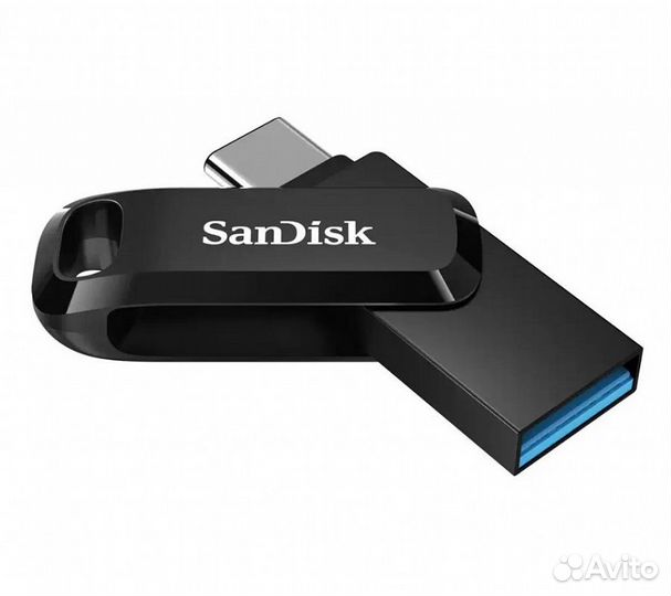 Флеш-накопитель Sandisk Ultra Dual Drive USB Type-C 64GB, черный