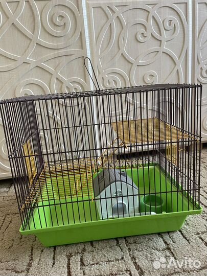Клетка для грызунов трёхэтажная
