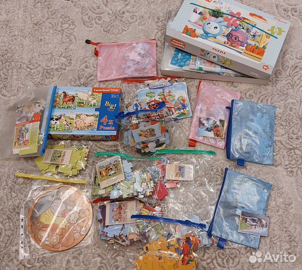 Паззлы для детей 2-5 лет