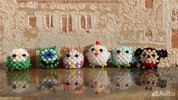 Кругляши из бисера