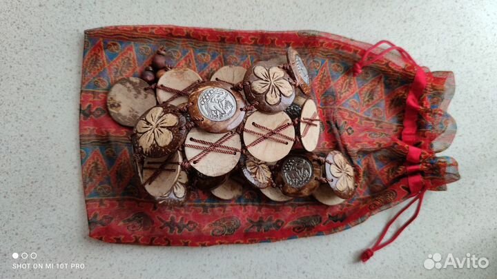 Пояс деревянный кокосовый Бали