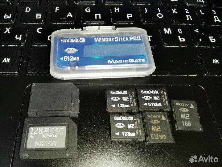 Карта памяти M2, Rs-mmc, MemoryStickPro, miniSD