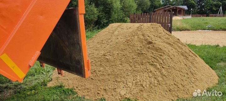 Песок, щебень, земля, навоз, бой кирпича