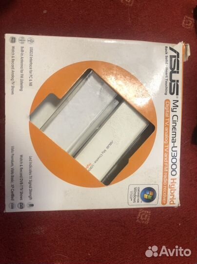 TV тюнер цифровой Asus My cinema U3000 hybrid