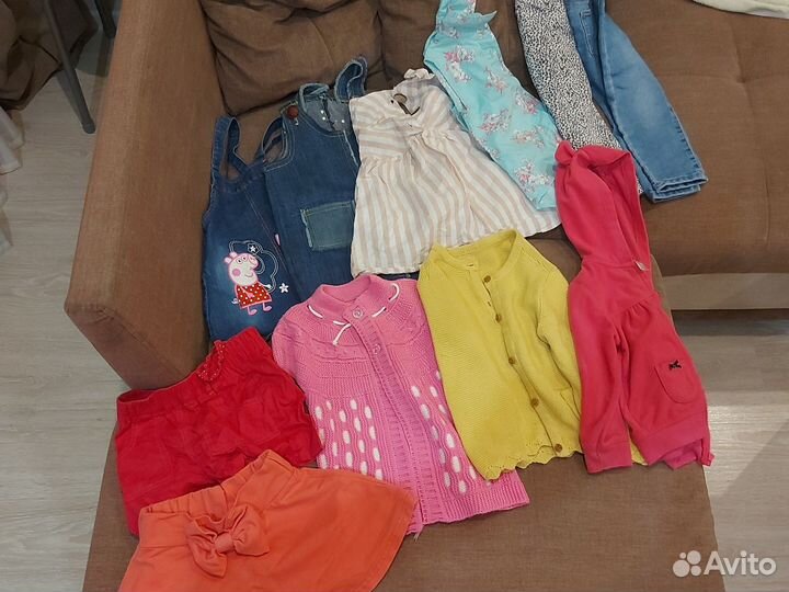Пакет вещей для девочки 86 92 98