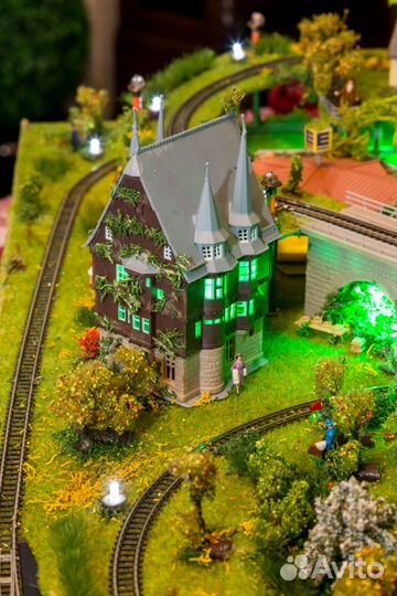 Макет железной дороги 1:220