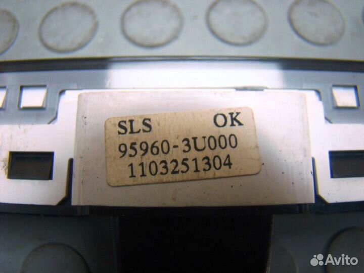 KIA Sportage 3 Индикатор AIR BAG