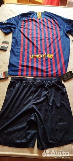 Оригинальная форма Barcelona (комплект футболка и