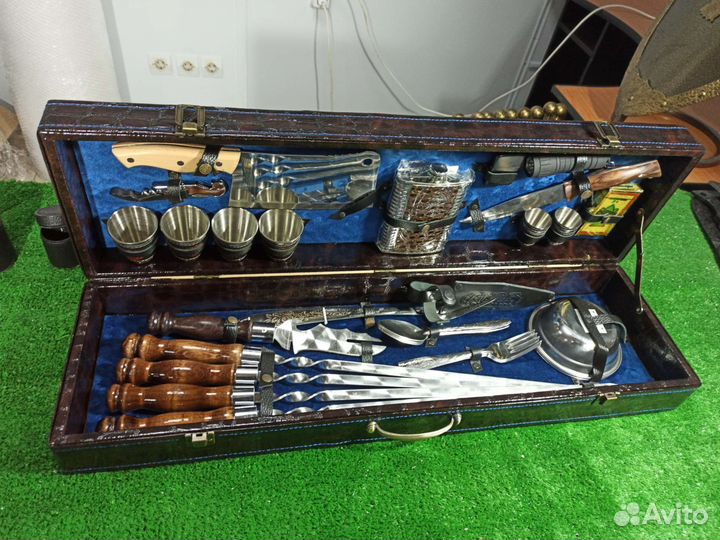 Набор шампуров в подарочном кейсе