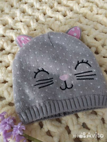 Шапочка для девочки 4-6 лет