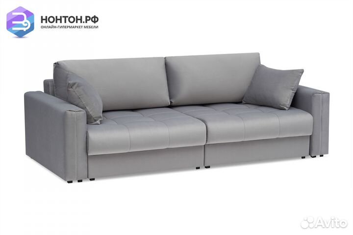 Диван тик-так Монарх серый