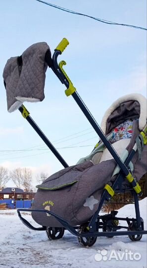 Детские санки коляска