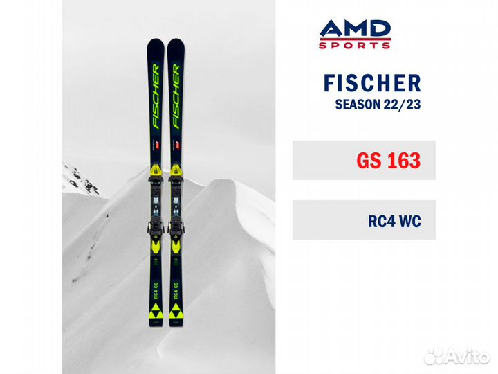 Горные лыжи Fischer RC4 WC GS JR FIS 163 (22/23)