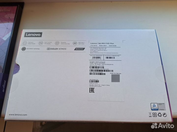Планшет Lenovo Tab M10 FHD Plus