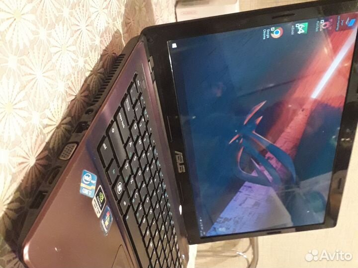 Игровой ноутбук asus k53sv/i7/GF 540M 2gb/SSD+HDD