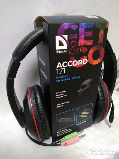 Наушники defender, Hoco 2шт