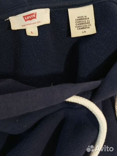 Новое хлопковое худи оверсайз Levi's