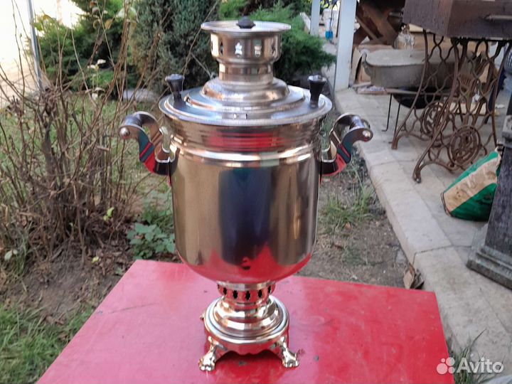Тульский самовар на дровах