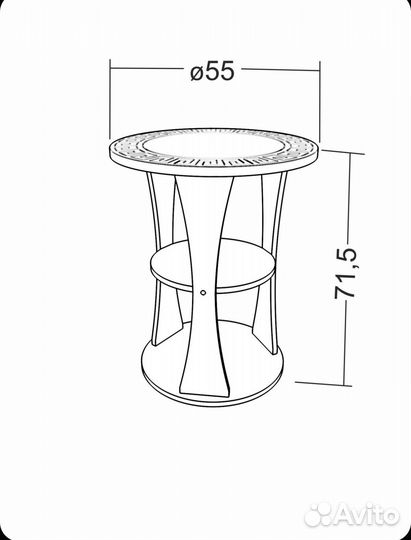 Журнальный столик