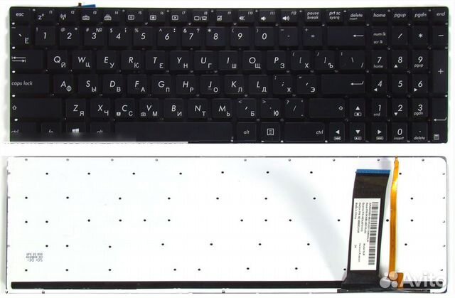 Клавиатура для ноутбука Asus N56DP, N56DY, N56VB