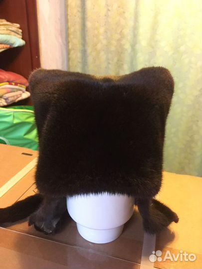 Шапка норковая женская