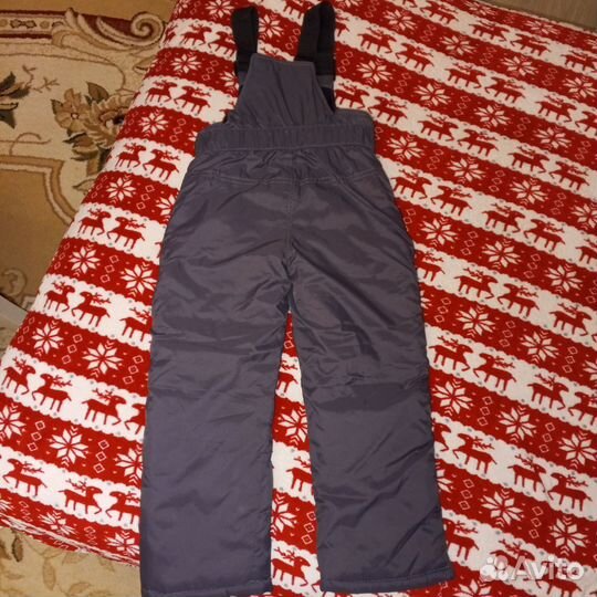 Дутые штаны зимние 98