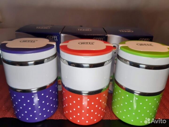 Ланч-боксы Gipfel 0.9 л герметичные термо