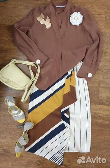 Юбка Mango,Кроше топ guess