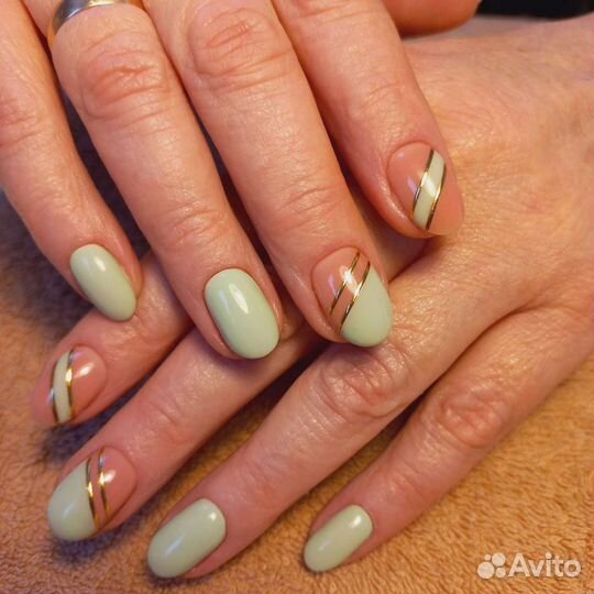 Маникюр с покрытием#Наращивание