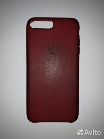 Кожаный оригинальный чехол для iPhone 7/8 Plus