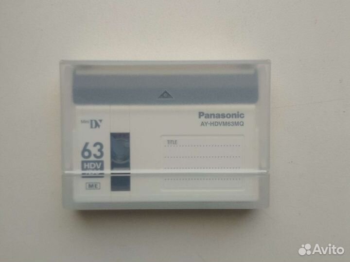 Видеокассета чистящая sony, HDV Panasonic 63ME