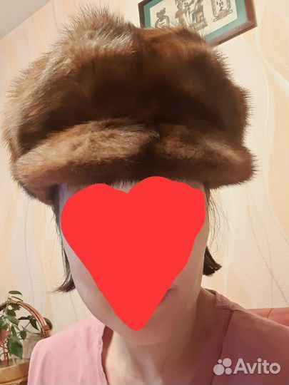 Шапка норковая женская