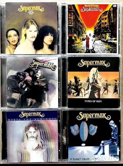 Музыкальные CD диски Supermax все альбомы